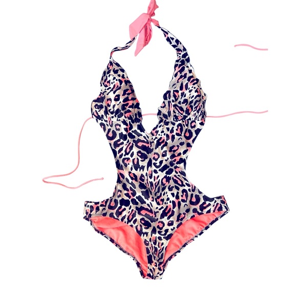 Leopard Cutout Monokini main image 1
